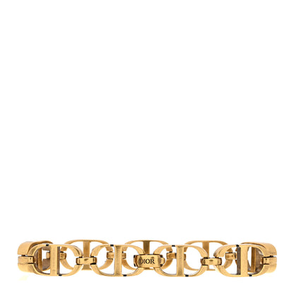 Christian Dior Metal CD Chain Bracelet Gold 2 of 3