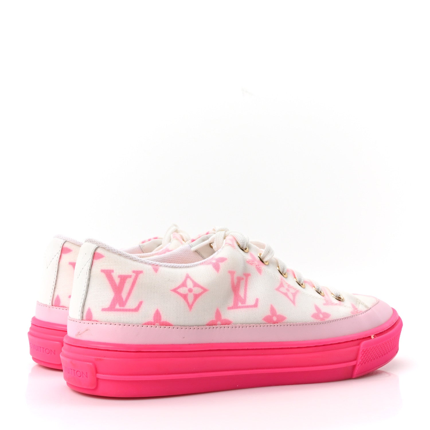 Louis Vuitton Technical Fabric Monogram Stellar Sneakers 37 Rose Pop 5 of 9