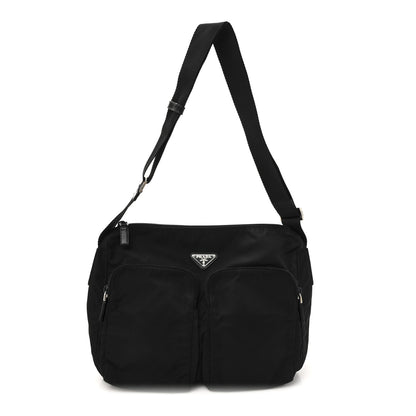 Prada Nylon Vela Sport Messenger Bag Black 1 of 10
