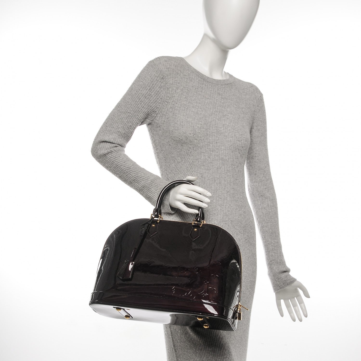 Louis Vuitton Vernis Alma GM Amarante 2 of 6