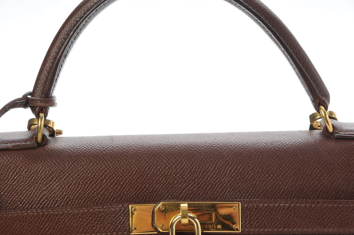 Hermes Courchevel Kelly Retourne 32 Chocolate 35 of 44