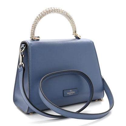 Valentino Garavani Calfskin Crystal Small VSling Top Handle Bag Ultramarine 3 of 9