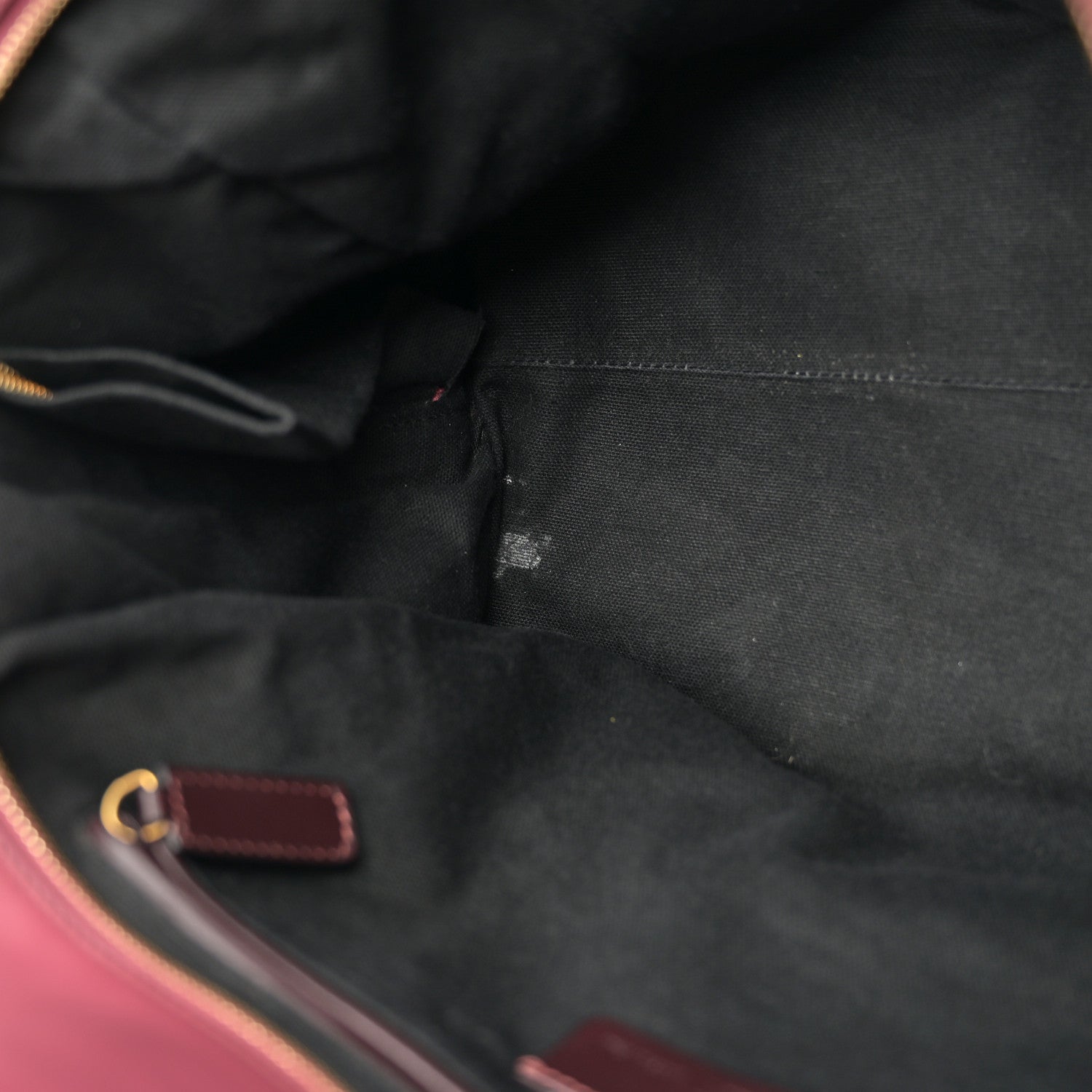 Alexander McQueen Pebbled Calfskin Small Skull Padlock Zip Around Tote Dark Pink 12 of 19