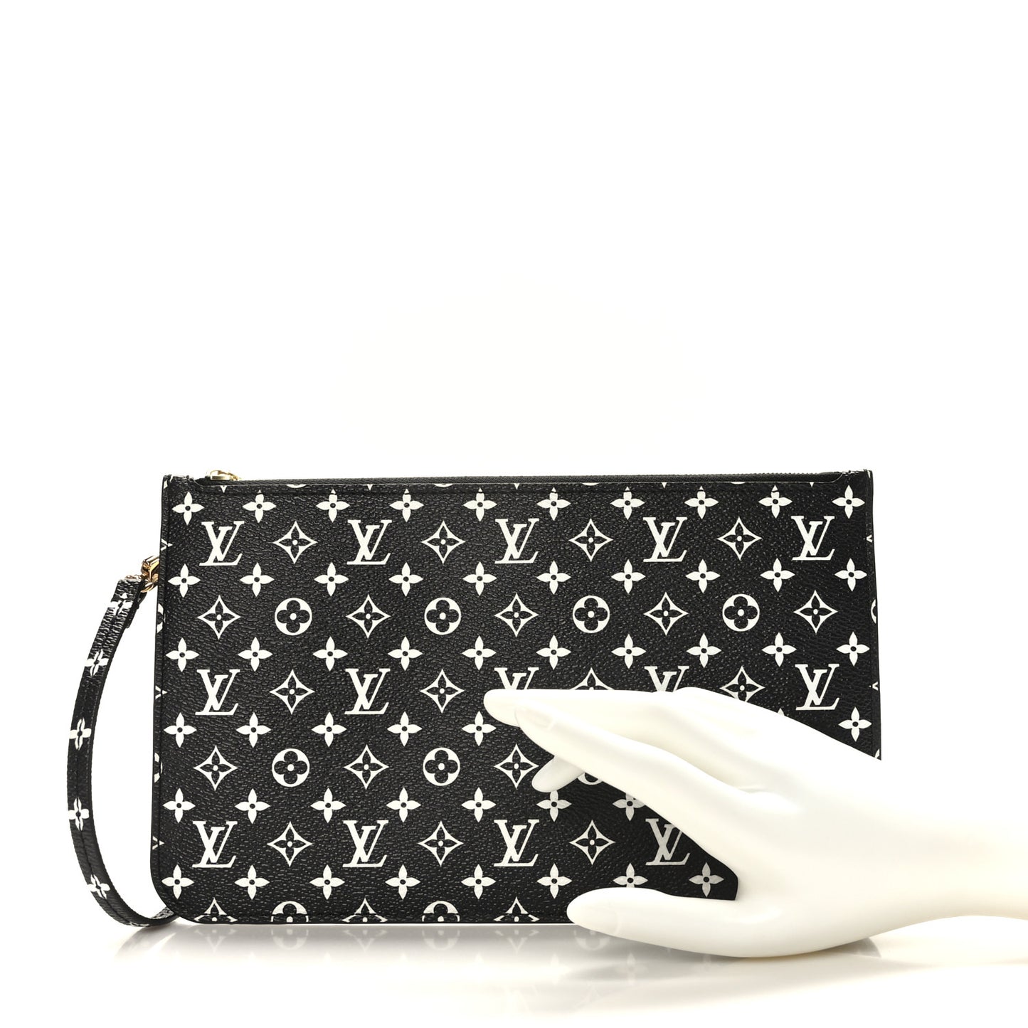 Monogram Giant Jungle Neverfull MM GM Pochette Black