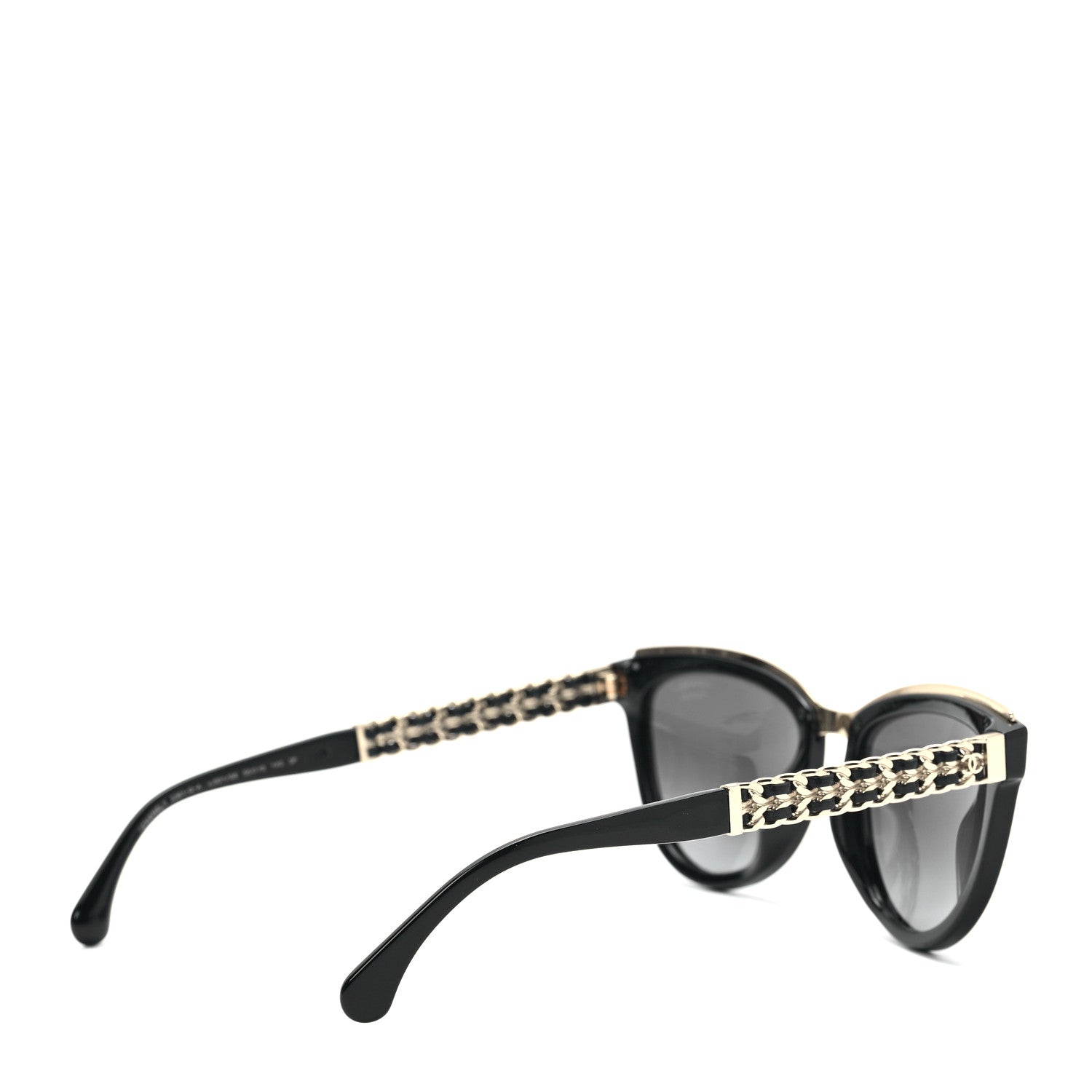 Chanel Lambskin Chain Sunglasses 5361-Q Black 4 of 7
