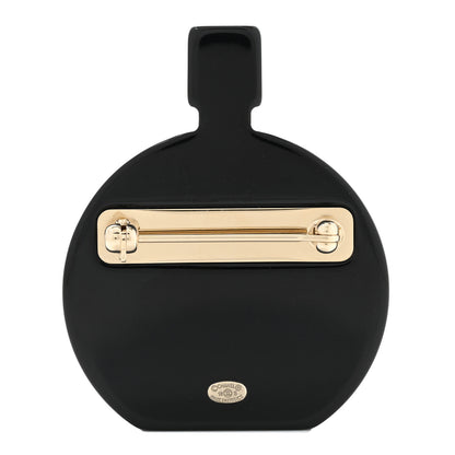 Chanel Resin Glitter Coco Chanel Brooch Black Multicolor 3 of 5
