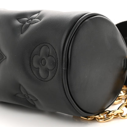 Louis Vuitton Calfskin Bubblegram Papillon BB Black 9 of 9