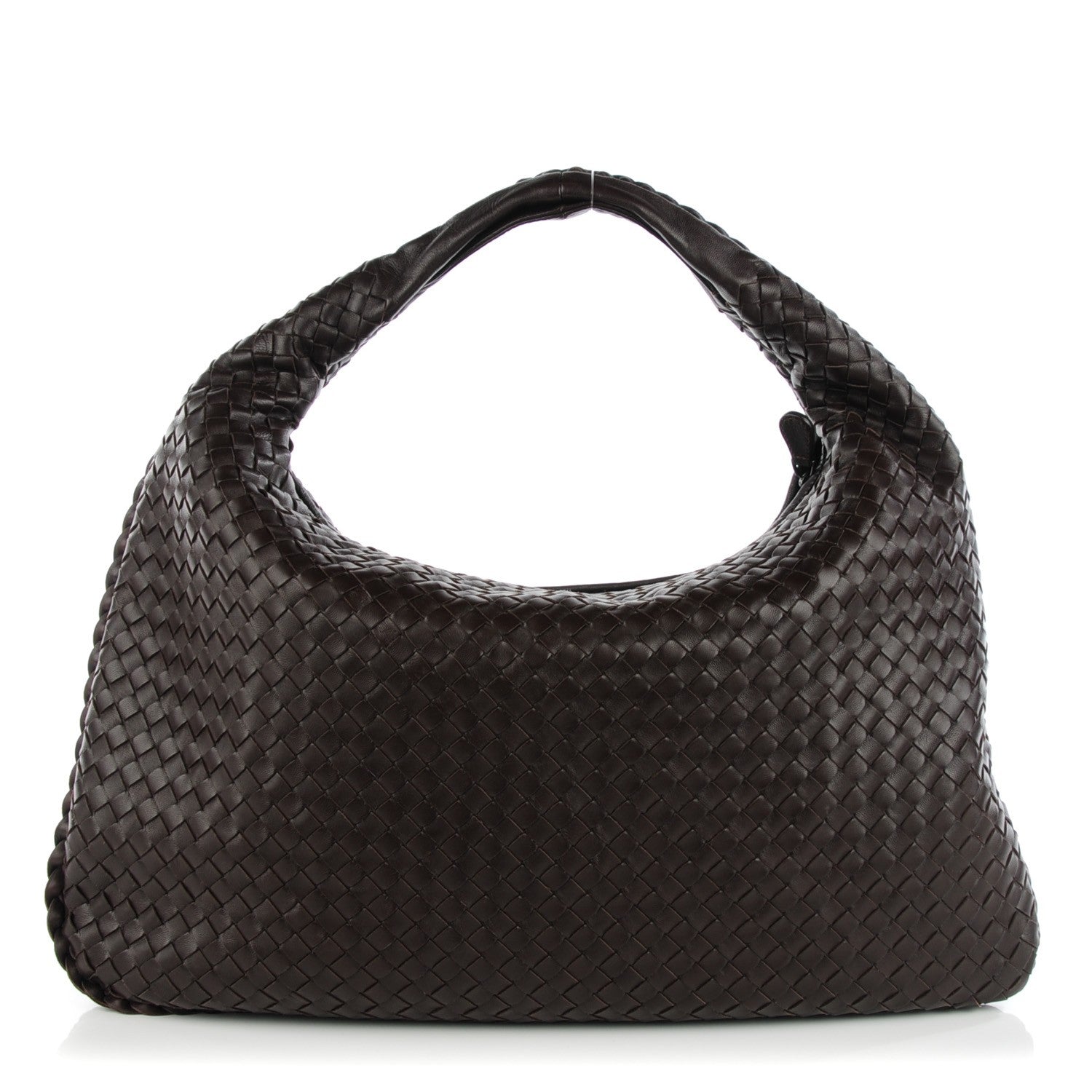 Bottega Veneta Nappa Intrecciato Large Veneta Hobo Ebano 1 of 8
