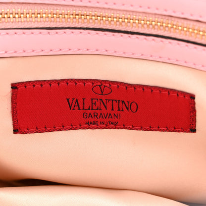 Valentino Garavani Patent Lacca Double Handle Bow Bag Pop Gardenia 6 of 11