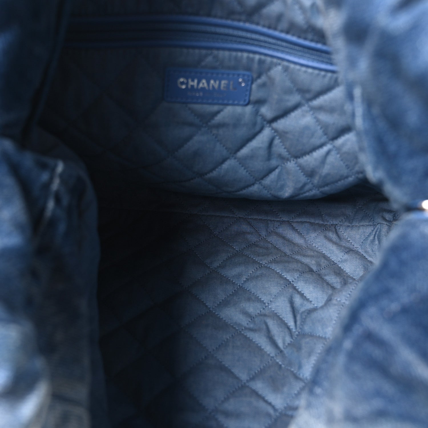 Chanel Denim Quilted Chanel 22 Blue 6 of 11
