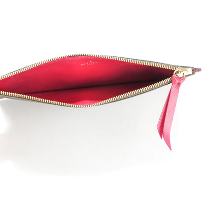 Louis Vuitton Monogram Pochette Felicie Chain Wallet Fuchsia 7 of 9