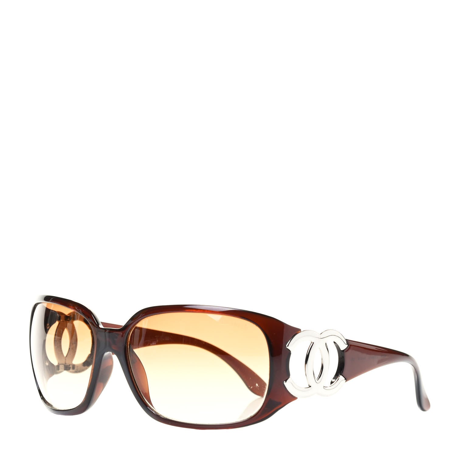 Chanel CC Sunglasses 6014 Brown 1 of 6