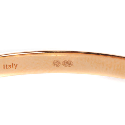 Hermes 18K Rose Gold Mini Clous Hoop Earrings 4 of 5