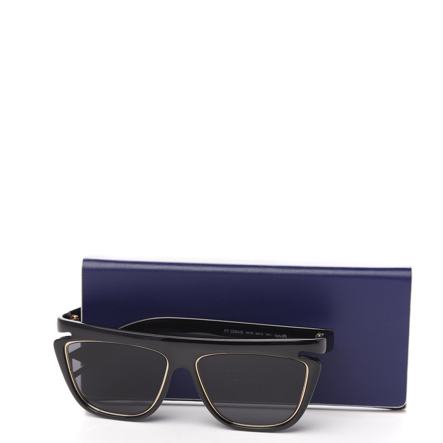 Fendi Acetate Sunglasses FF 0384/S Black 7 of 7