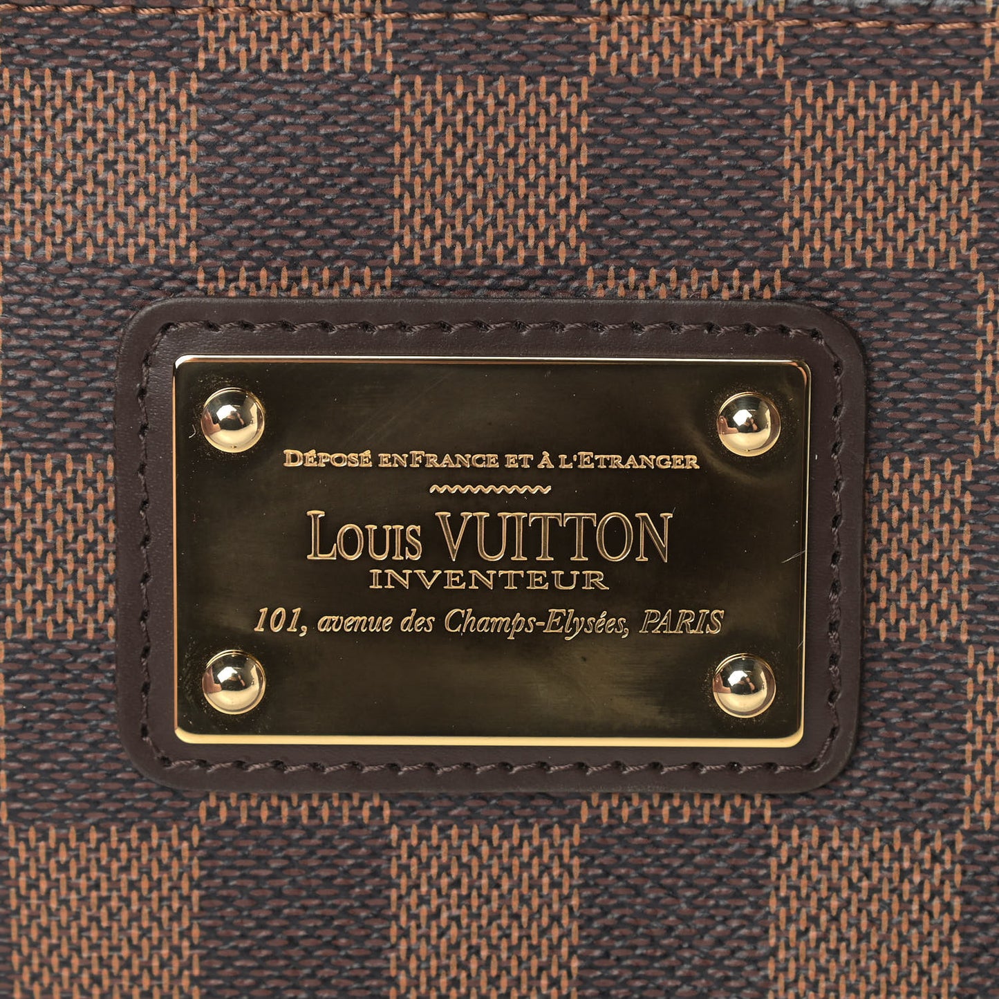 Damier Ebene Eva Clutch