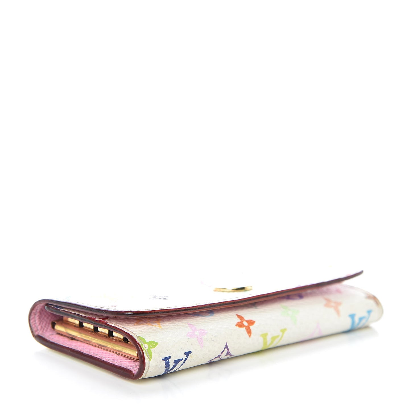 Monogram Multicolor Multicles 4 Key Holder White Litchi
