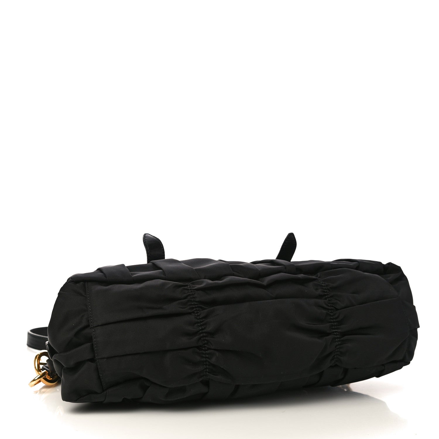 Prada Tessuto Nylon Nappa Gaufre Shopping Satchel Black 3 of 8