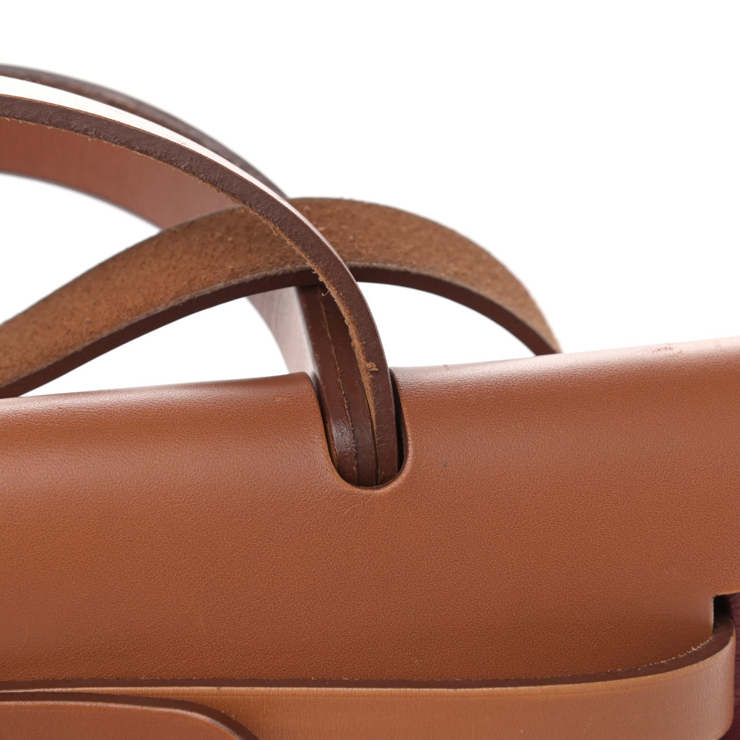 Hermes Vache Hunter Toile Herbag Zip 31 PM Rubis 18 of 18