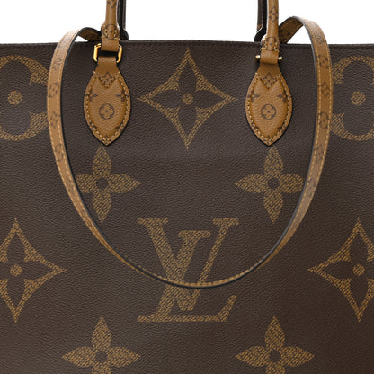 Louis Vuitton Reverse Monogram Giant Onthego GM 7 of 14