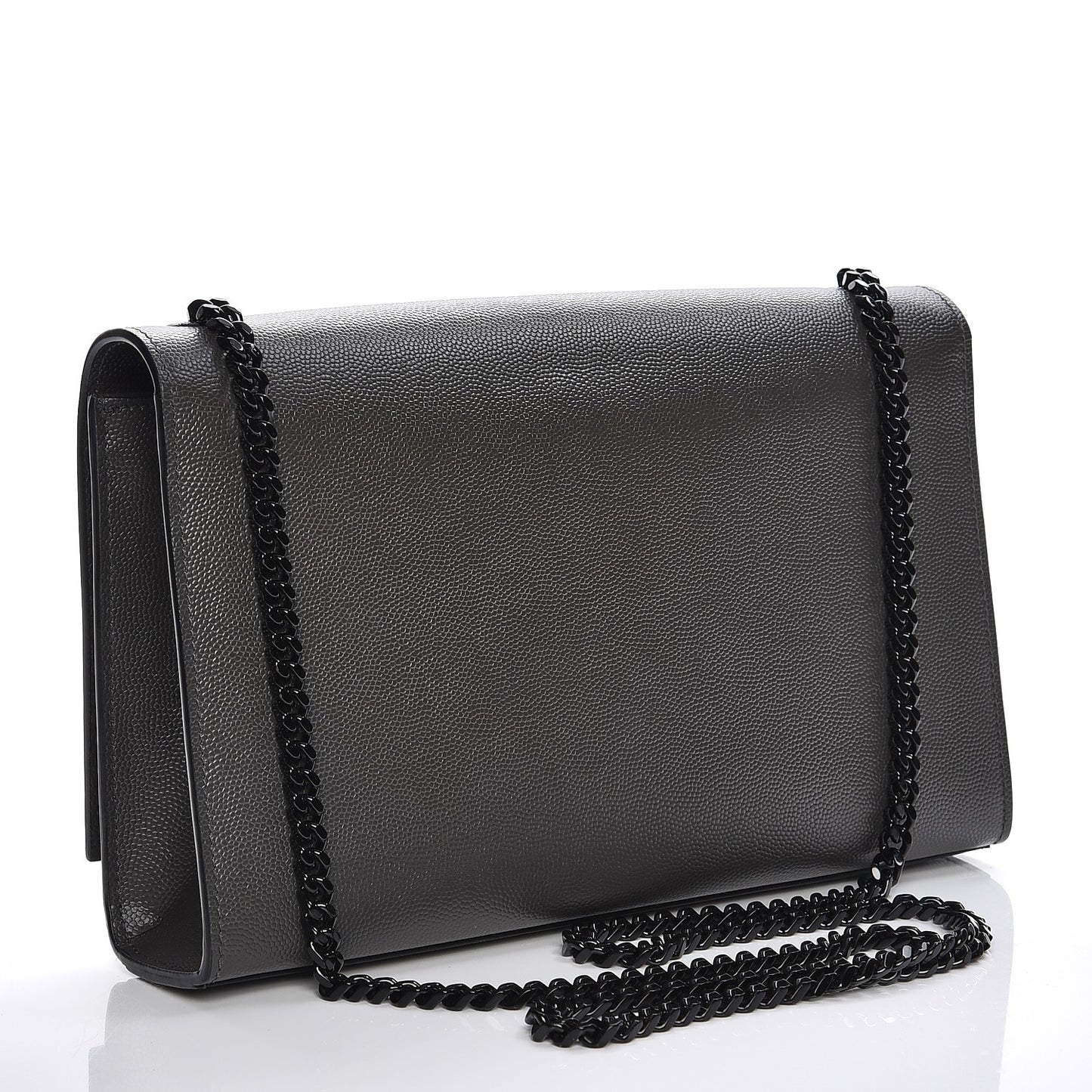 Grain De Poudre Medium Classic Monogram Kate Satchel Coal