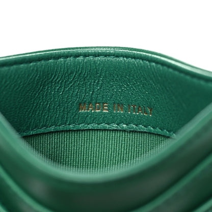 Chanel Lambskin Quilted Card Holder Green 7 of 8