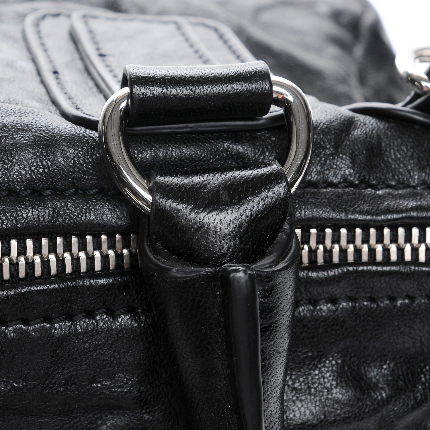 Givenchy Tumbled Sheepskin Medium Pandora Black 9 of 10