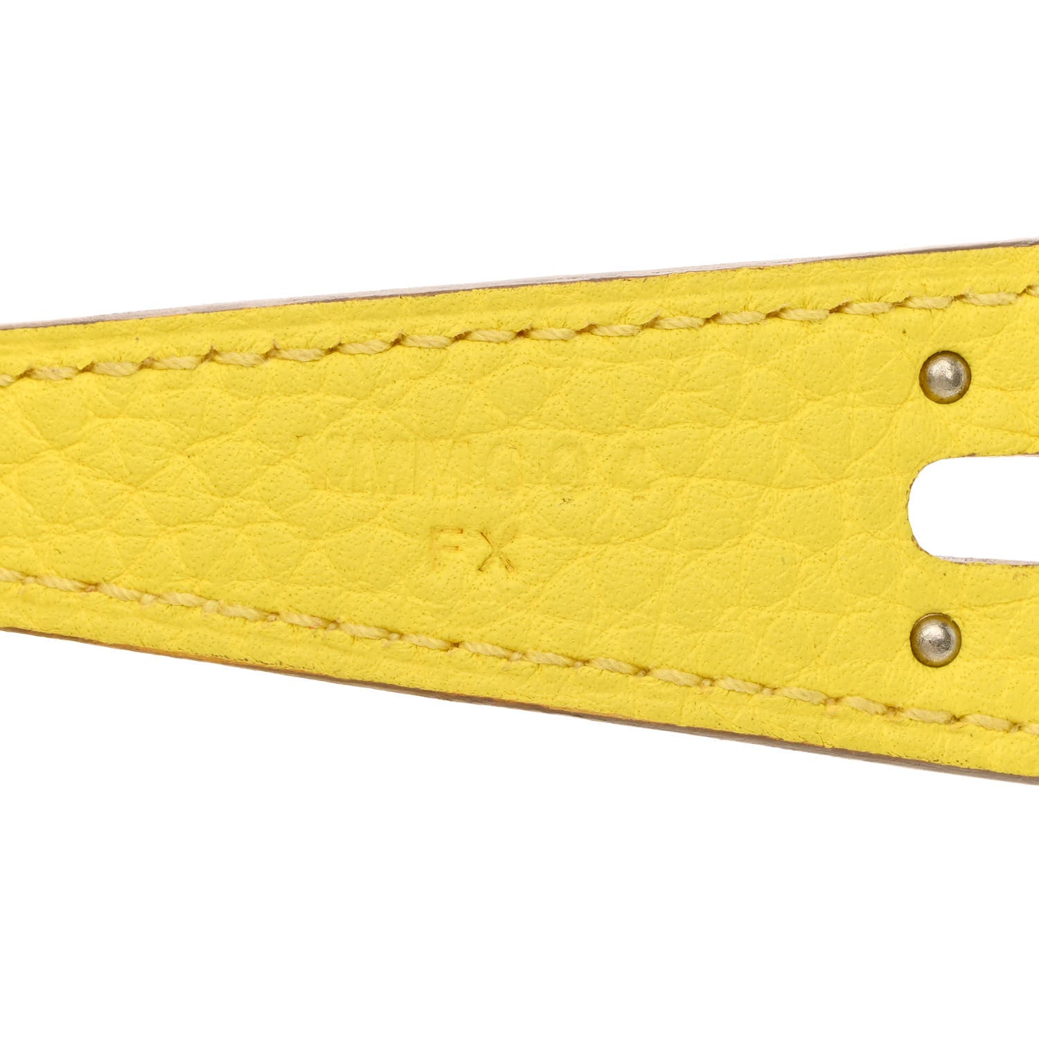 Hermes Taurillon Clemence Lindy 26 Lime 7 of 11