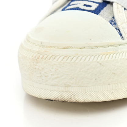 Christian Dior Canvas Toile De Jouy Embroidered Womens Walk'N'Dior Low Top Sneakers 39 Blue 12 of 13