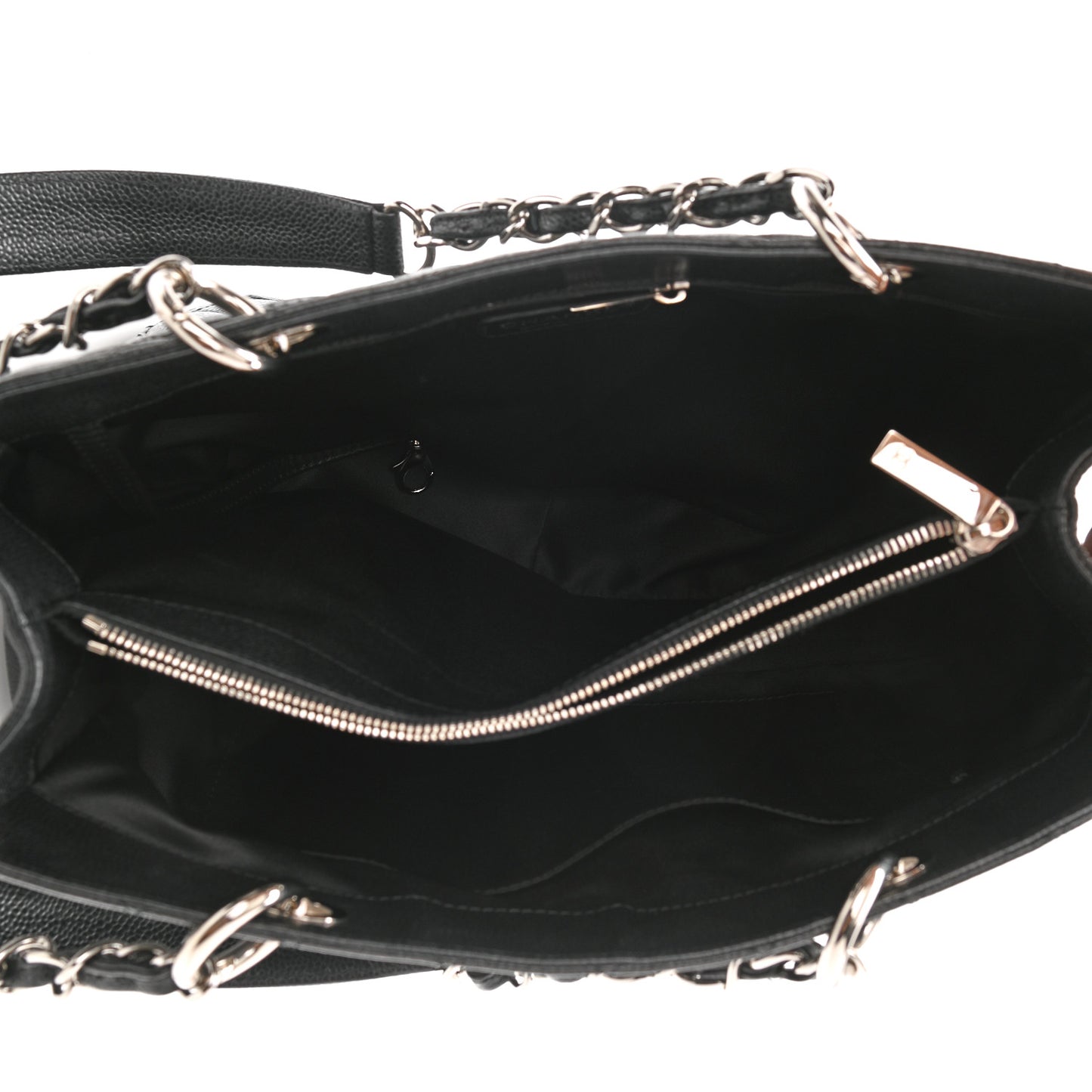 Caviar Quilted Grand Shopping Tote GST Black