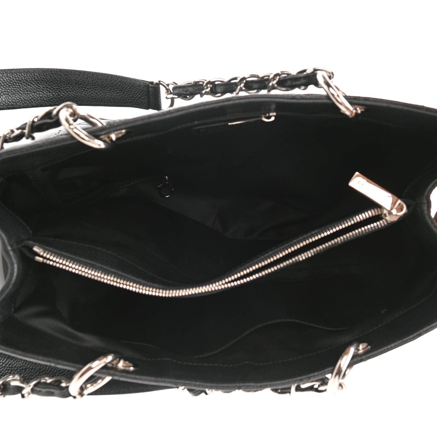 Chanel Caviar Quilted Grand Shopping Tote GST Black 5 of 11