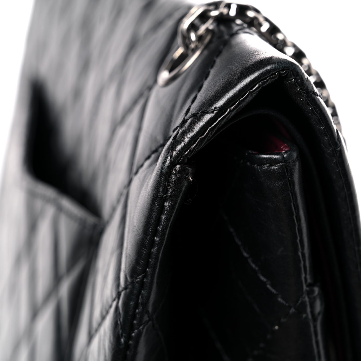 Chanel Aged Calfskin Quilted 2.55 Reissue 227 Flap Black 16 of 17