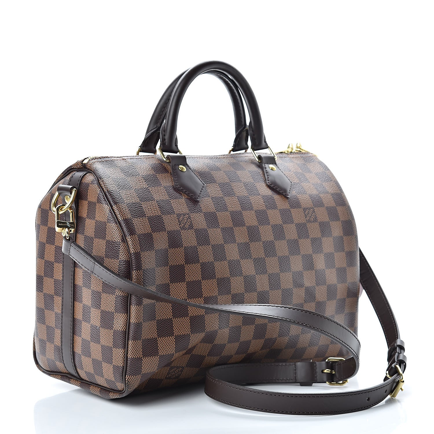 Louis Vuitton Damier Ebene Speedy Bandouliere 30 3 of 13