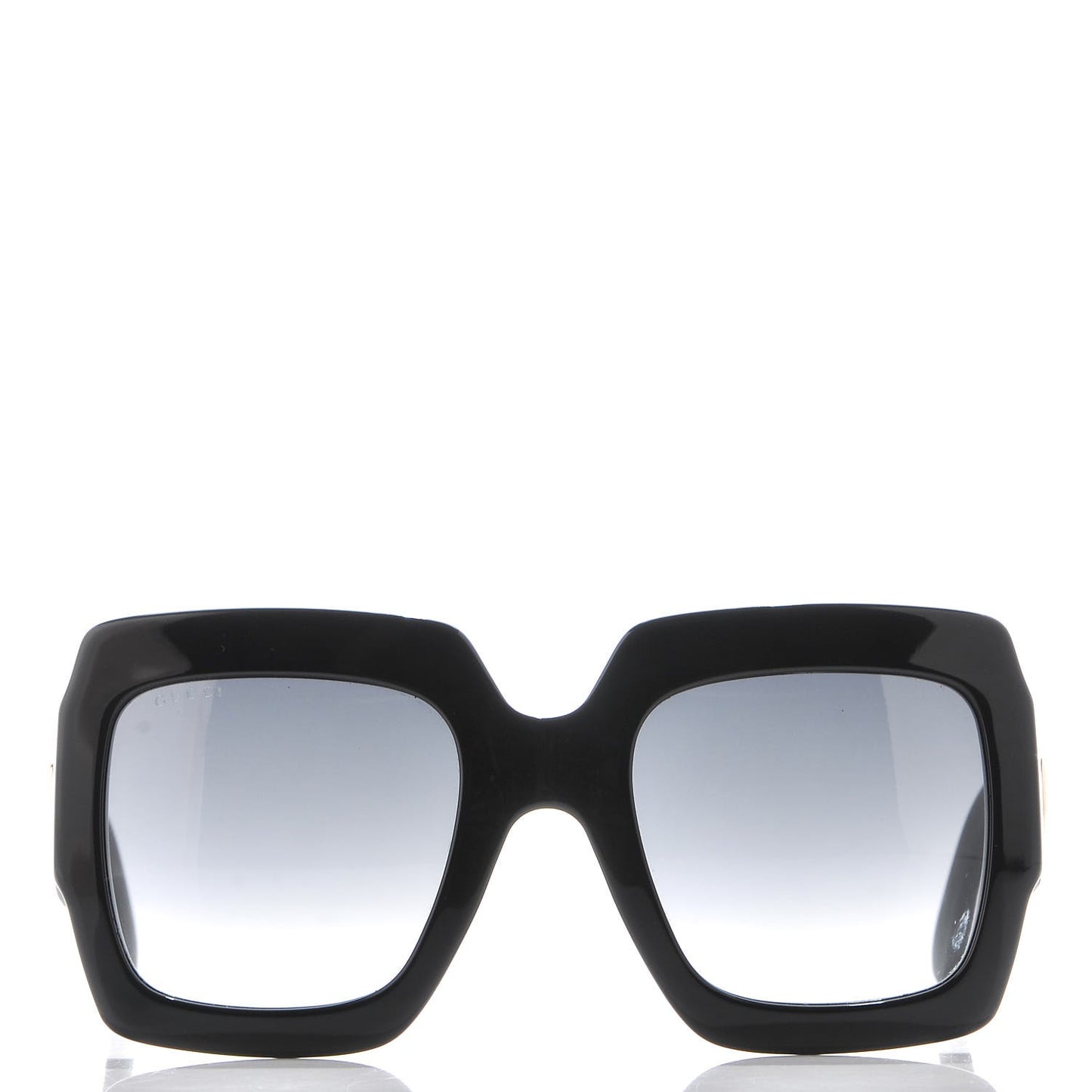 Square Frame Glitter GG0102S Sunglasses Black
