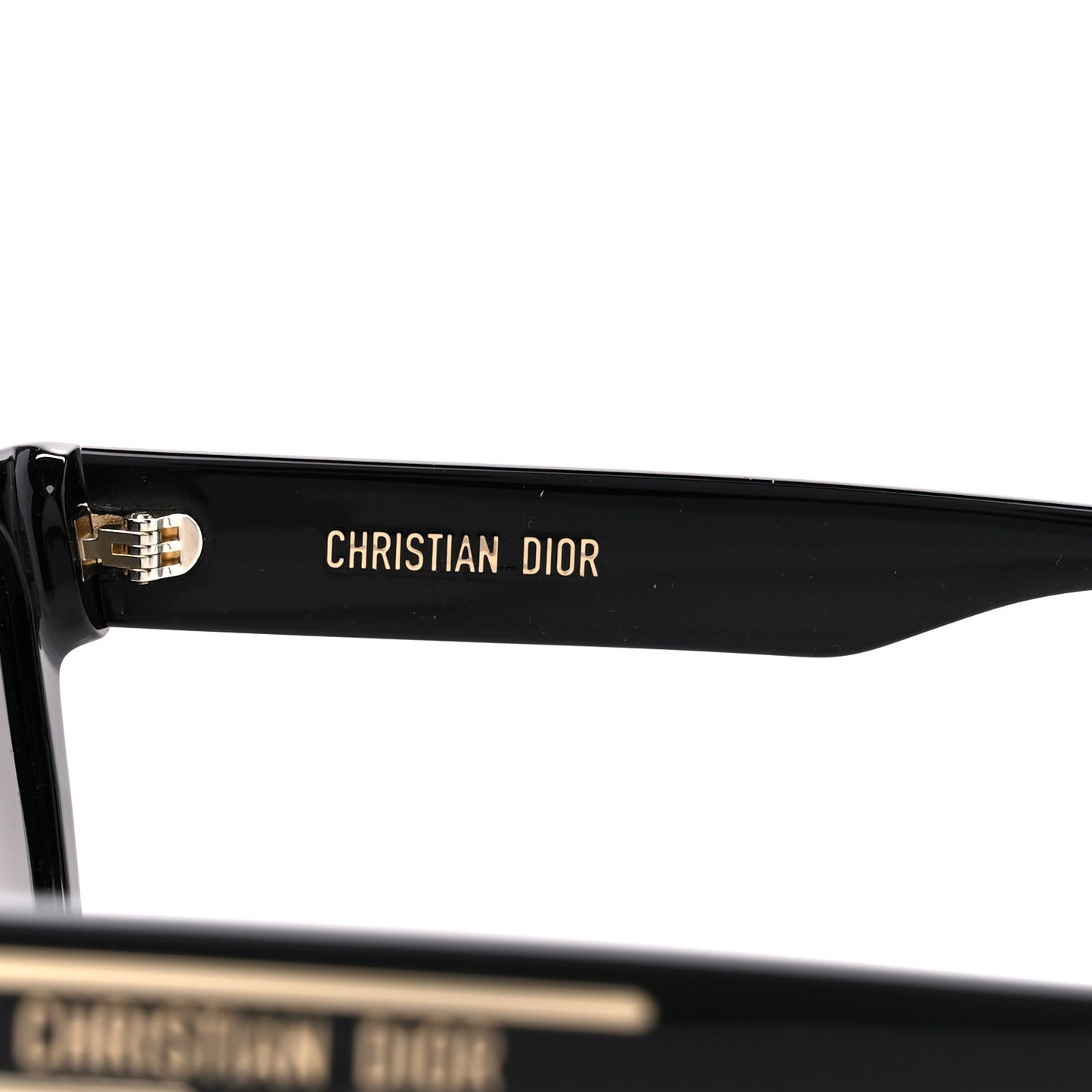 Diorsignature S6U Square Sunglasses Black