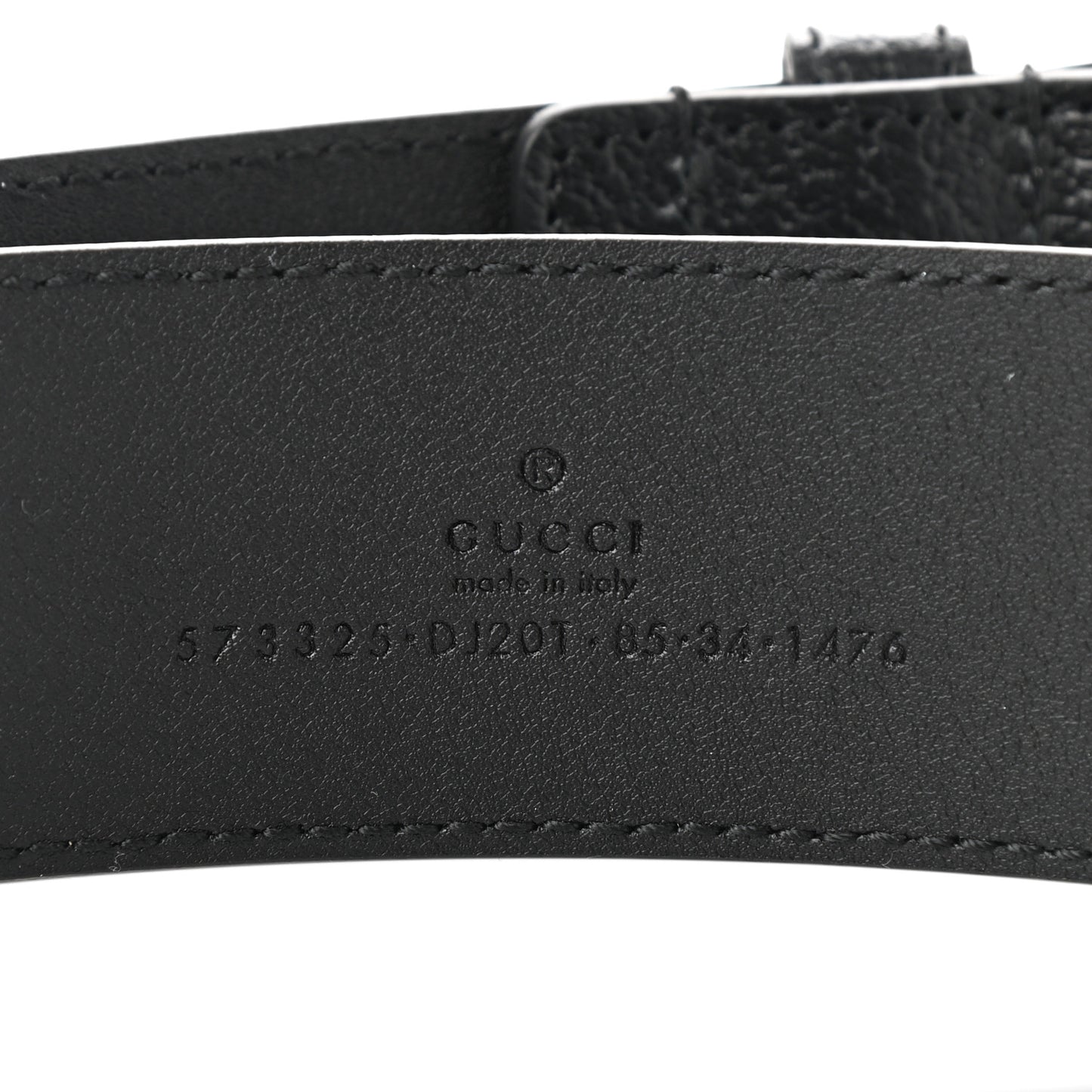 Textured Dollar Calfskin 40mm Belt 85 34 Black
