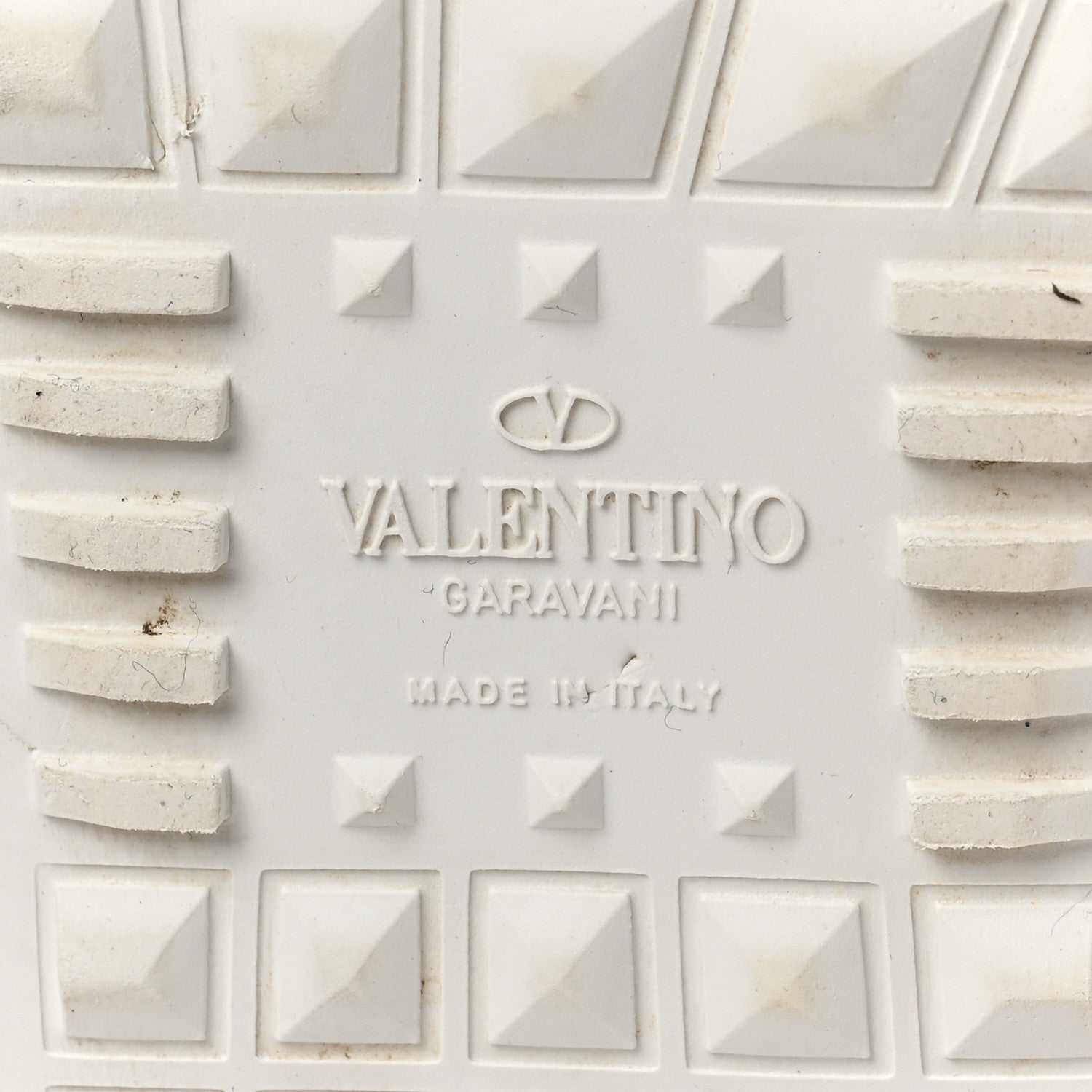 Valentino Garavani Calfskin Rockstud Untitled Open Sneakers 38 White Black 6 of 7