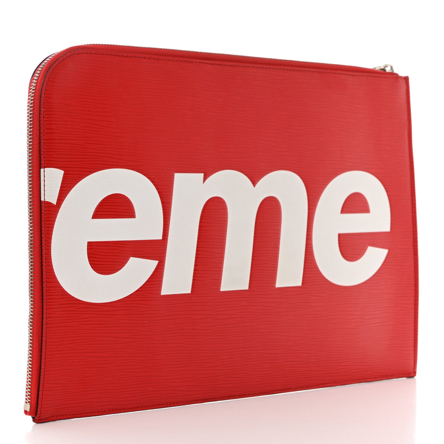 X SUPREME Epi Pochette Jour GM Red