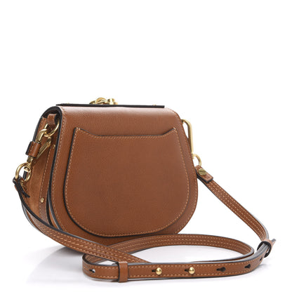Chloe Calfskin Suede Small Nile Bracelet Bag Caramel 4 of 11