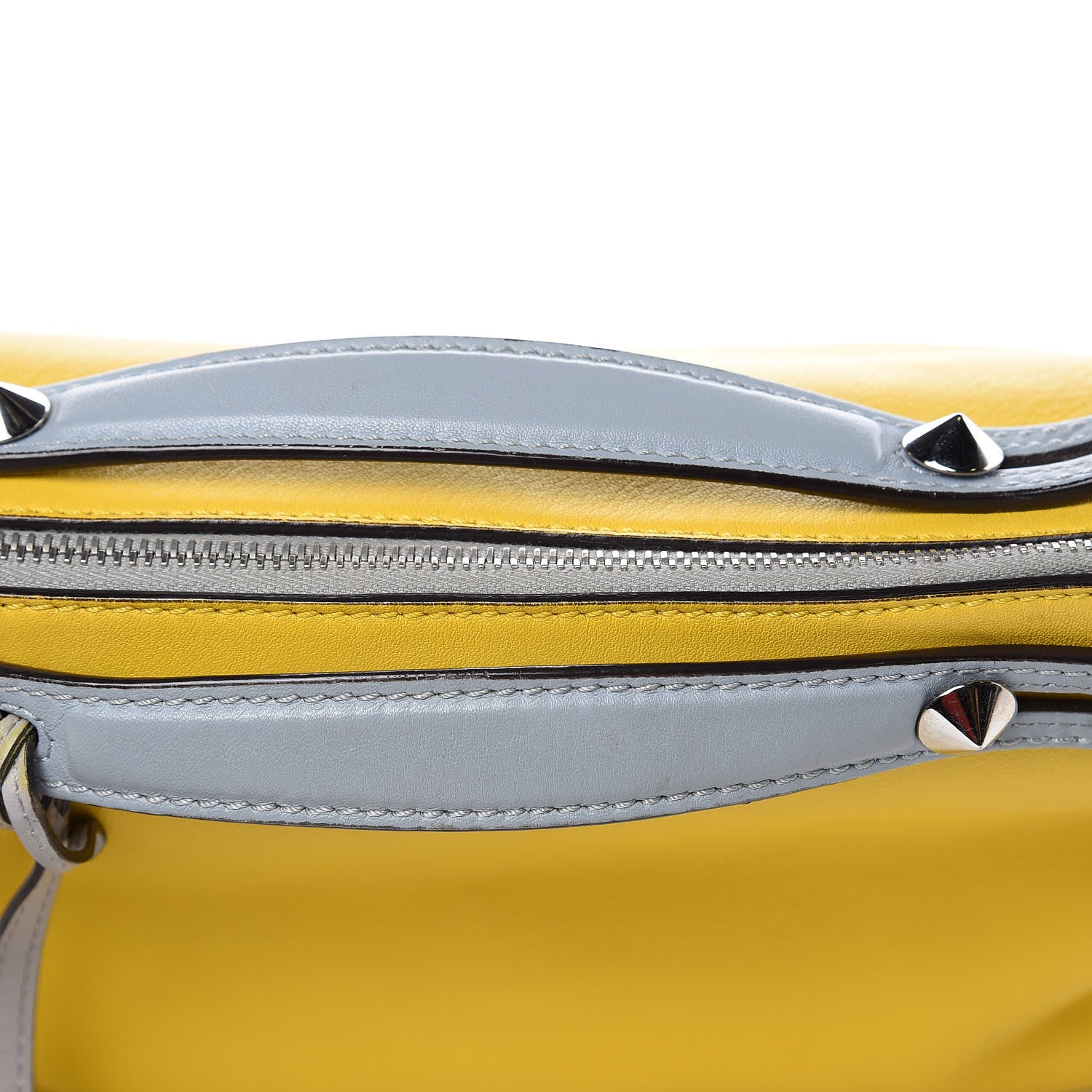 Fendi Vitello Dolce 4 Color Medium By The Way Boston Bag Yellow Multicolor 14 of 17