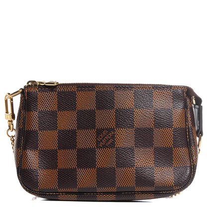 Louis Vuitton Damier Ebene Mini Pochette Accessories 1 of 7