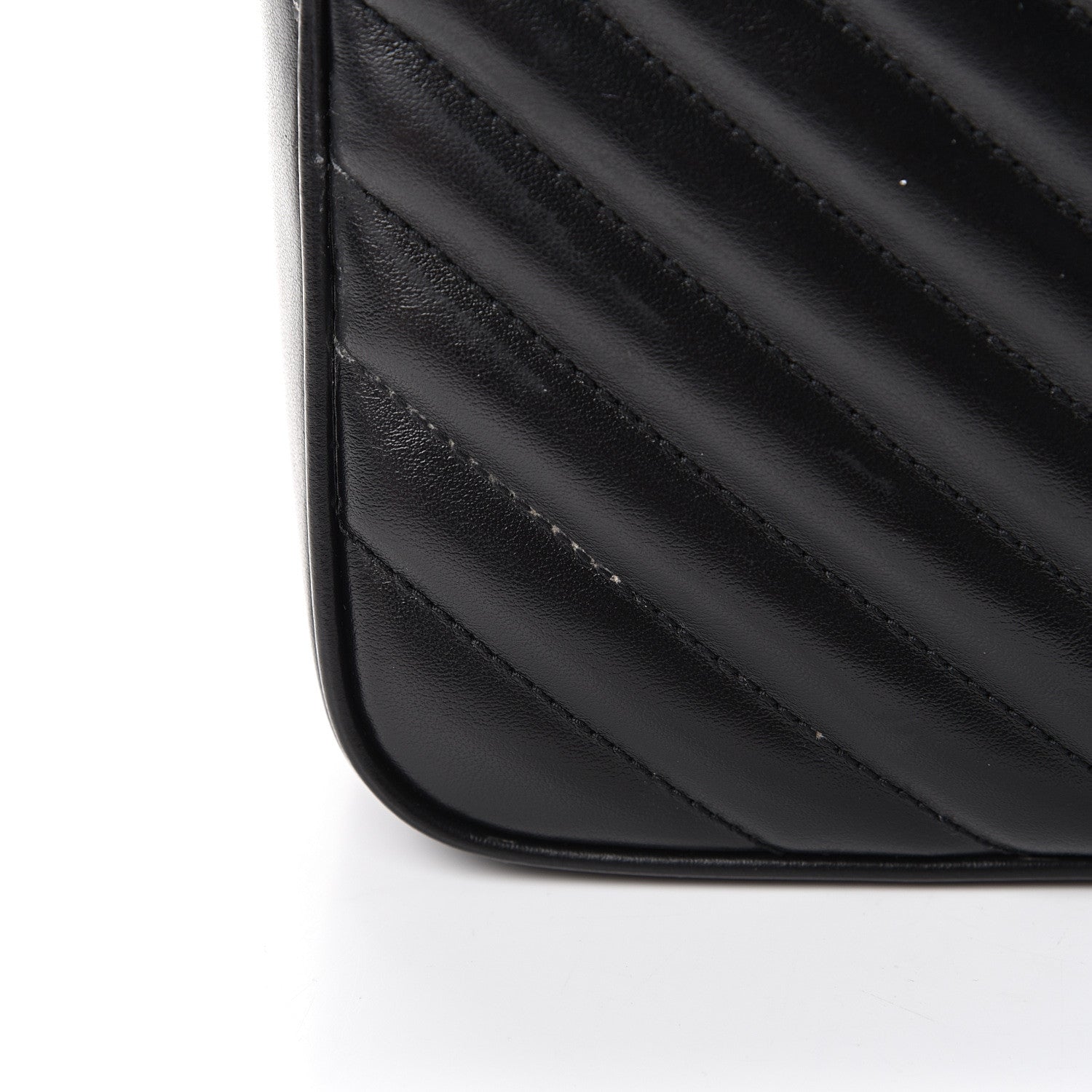 Saint Laurent Calfskin Matelasse Monogram Lou Camera Bag Black 12 of 12