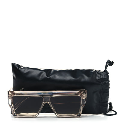 Celine Square Acetate Transparent Smoke Flat Sunglasses CL 400301 Transparent Smoke 7 of 7