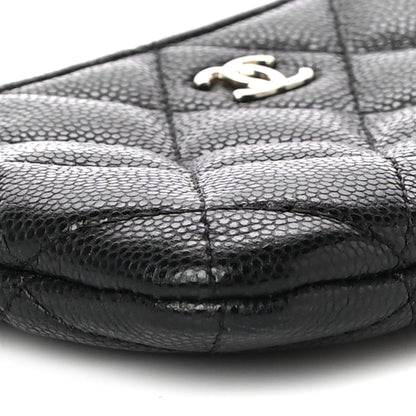 Chanel Caviar Quilted Small Cosmetic Case Black 9 of 15