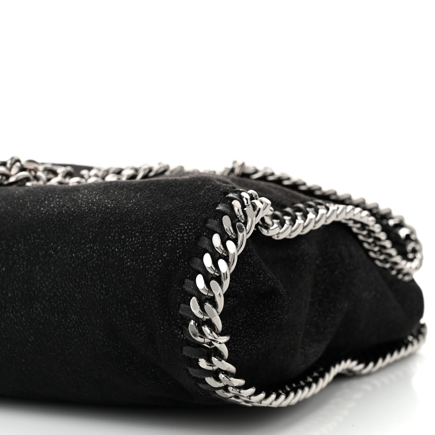 Shaggy Deer Small Falabella Tote Black