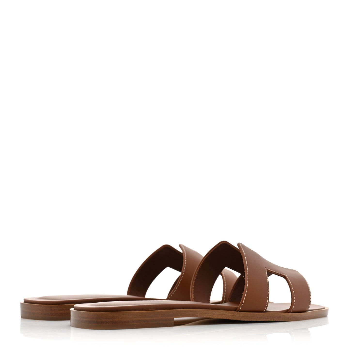 Box Calfskin Oran Sandals 37 Gold