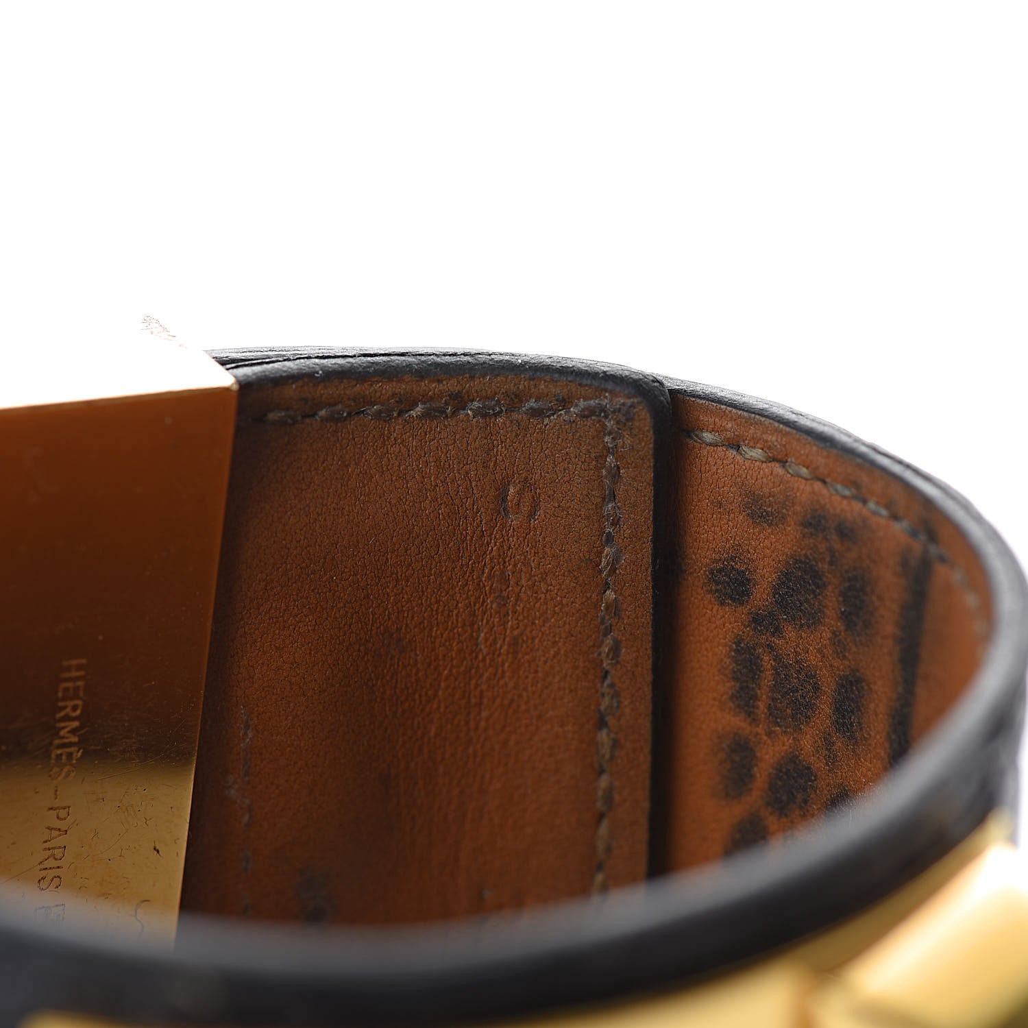 Hermes Matte Alligator Collier de Chien CDC Bracelet S Black 7 of 7