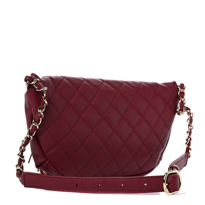 Chanel Caviar Quilted Business Affinity Waist Belt Bag Burgundy 2 of 8