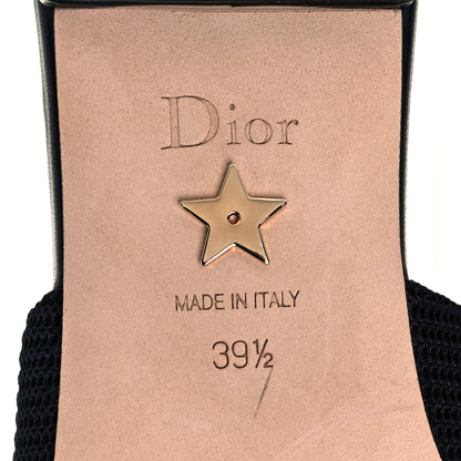 Christian Dior Technical Canvas Ribbon J'Adior Slingback Ballet Flats 39.5 Black 7 of 10