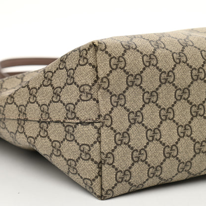 Gucci GG Supreme Monogram Medium Ophidia Shopping Tote Brown 9 of 13
