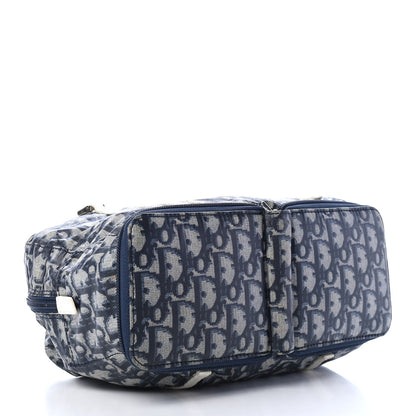 Christian Dior Monogram Tote Blue 4 of 15